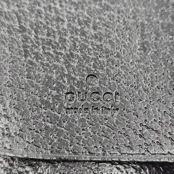 Gucci Sherryline & Black Canvas Key  Holder - Picture 2 of 14